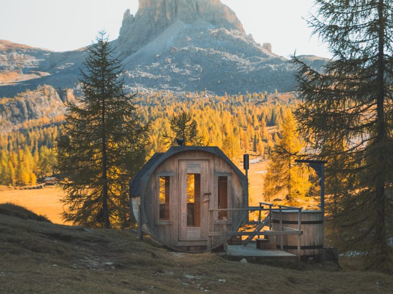 Sauna Croda da Lago_Credits Giacomo Romito